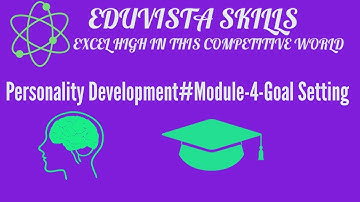 PERSONALITY DEVELOPMENT #MODULE-4-GOAL SETTING