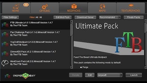 How to install the feed the beast launcher. 2017
