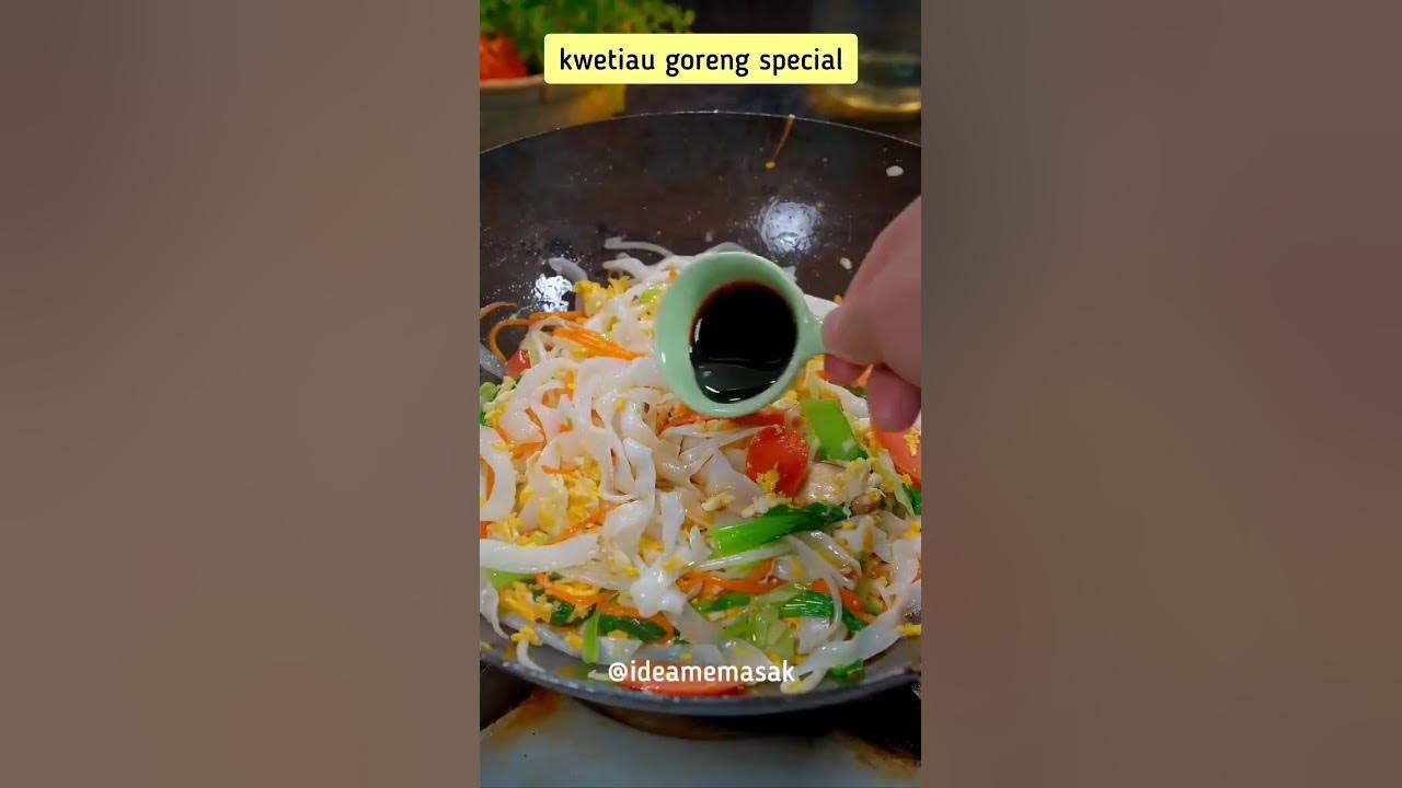 Resep Sederhana Kwetiau Goreng Spesial, mantap pulll