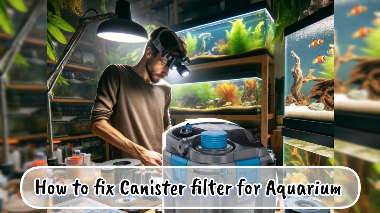How to fix Canister Filter Expert Advice 💦 Aquarium filter problems