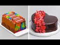 Fun and Creative Rainbow Chocolate Cake Recipes | So Yummy Cake Tutorials With Oreo | So Tasty Cake