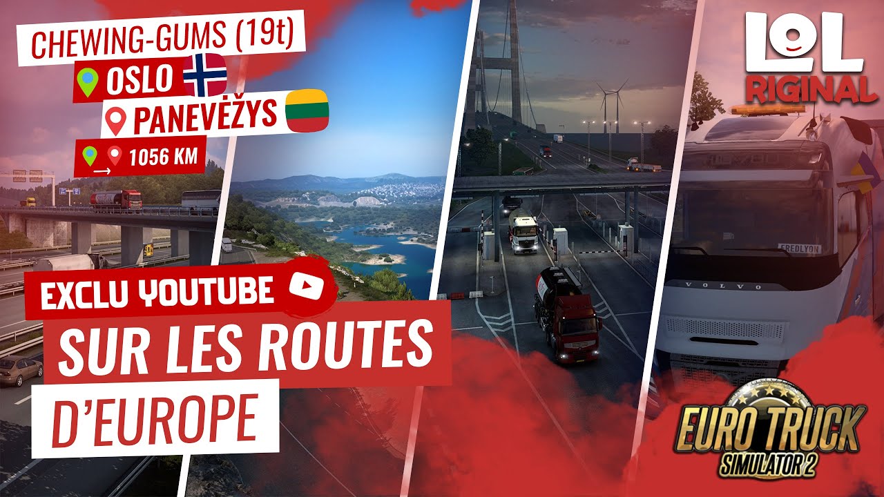 Nouvelle livraison ETS2  – Oslo → Panevėžys (1056 km)