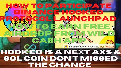 Hooked Protocol on Binance Launchpad | Use WildCash App to earn FREE Tokens #wildcash #binance #cash