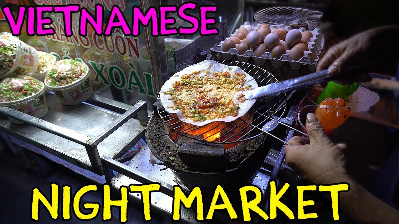 Vietnamese PIZZA! Mekong River Night Market in Can Tho... - youtube