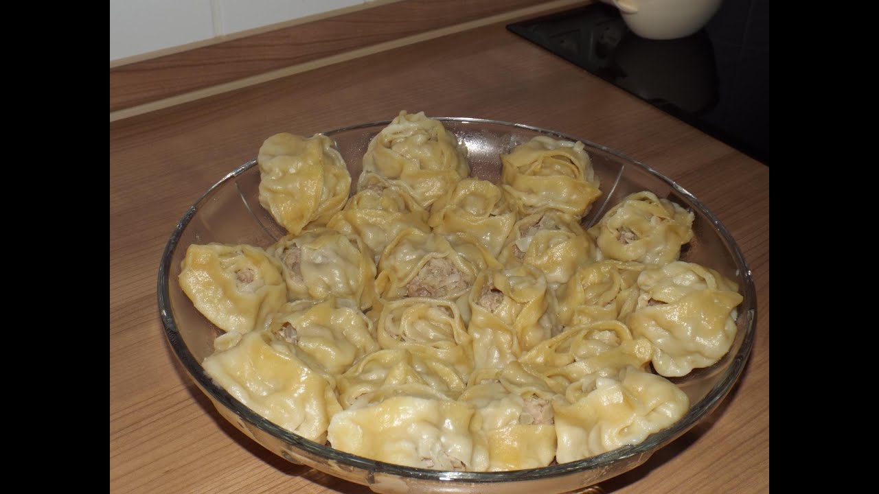 Манты мамин рецепт - YouTube