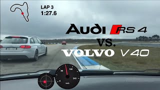 DriveFast IV - Volvo V40 vs. Audi RS4 - Segunda tanda