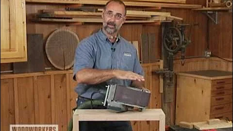 Woodworking Techniques: Power Tools - Belt Sander Tips