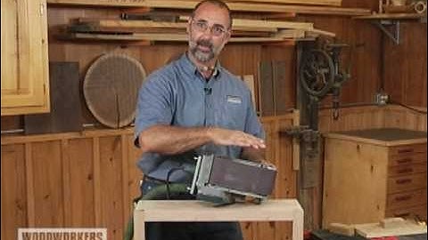Woodworking Techniques: Power Tools - Belt Sander Tips