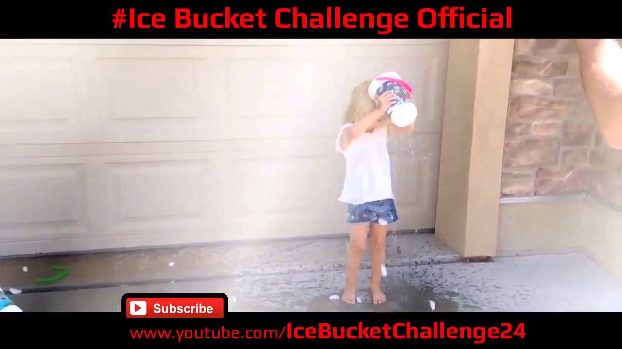 Lily and Chloe do the ALS ice bucket challenge then challenge BRIDGIT MENDLER!