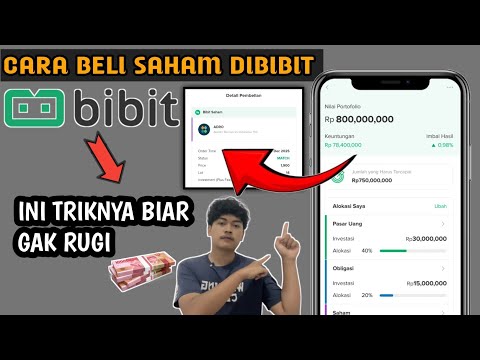 CARA BELI SAHAM DI BIBIT || SAHAM ADRO RUNGKAD LANGSUNG GUA SEROK