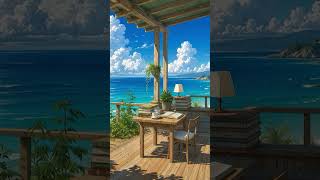 Summer by the Beach 🌴 Lofi Beats for Happy Moments ☕ Chill Hip Hop Music for Focus & Calm