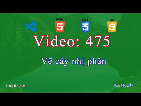 Video 475 - JavaScript - P5 Library - Draw Tree - Vẽ cây nhị... - youtube