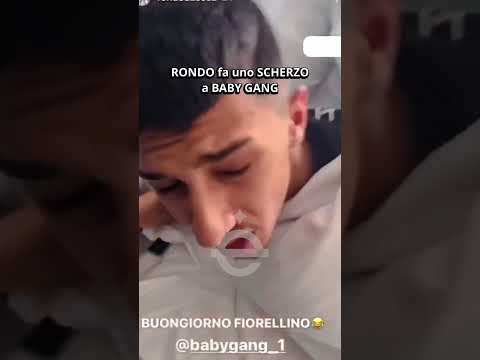 Video Ecco la REAZIONE di BABY GANG allo scherzo di RONDO