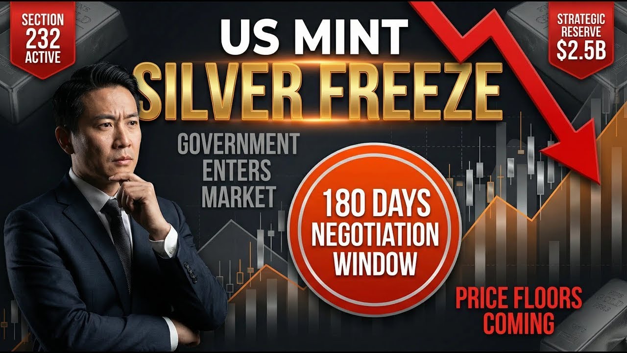 SILVER $91- The 180-Day Timer is Live Why the US Mint Just Froze