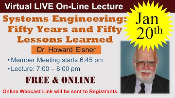 2021-01-20: Systems Engineering: Fifty Years and Fifty Lessons Learned (Eisner)