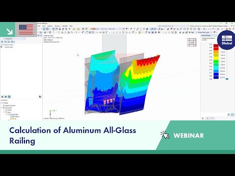 ويبنار حساب درابزين زجاجي من الألمنيوم