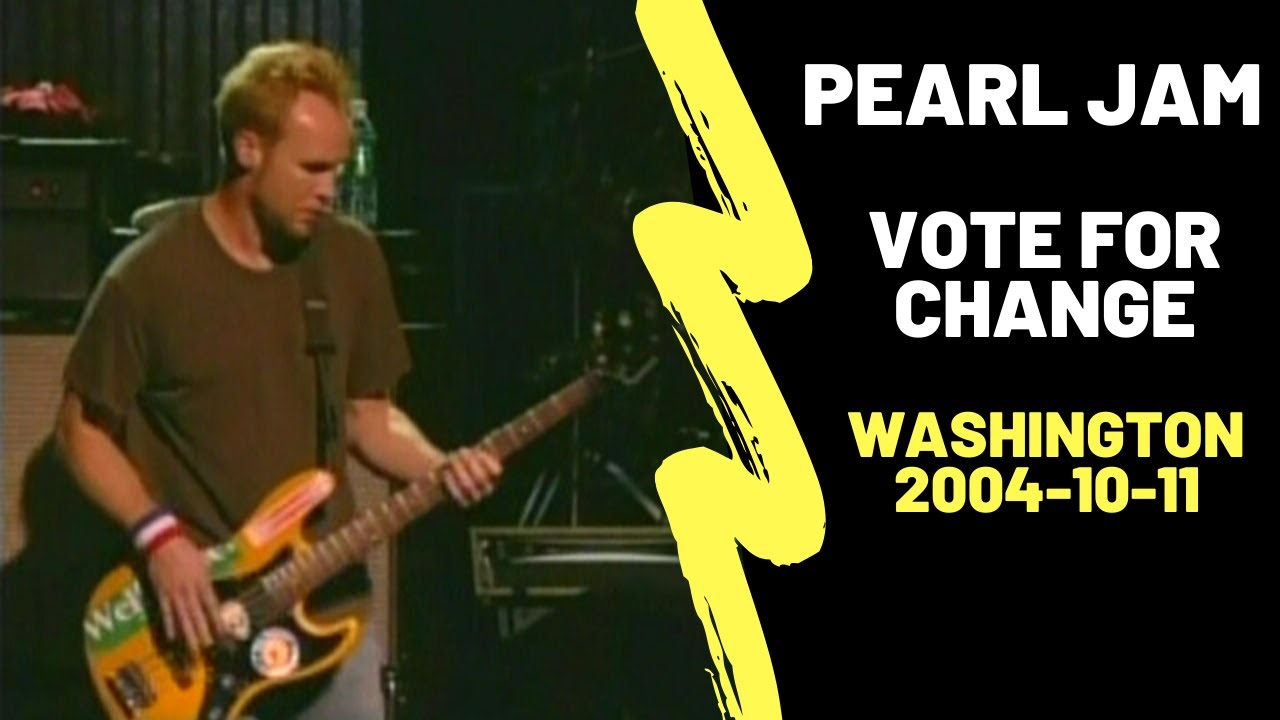 Pearl Jam  2004-10-11 Washington, DC [Vote for Change Tour]