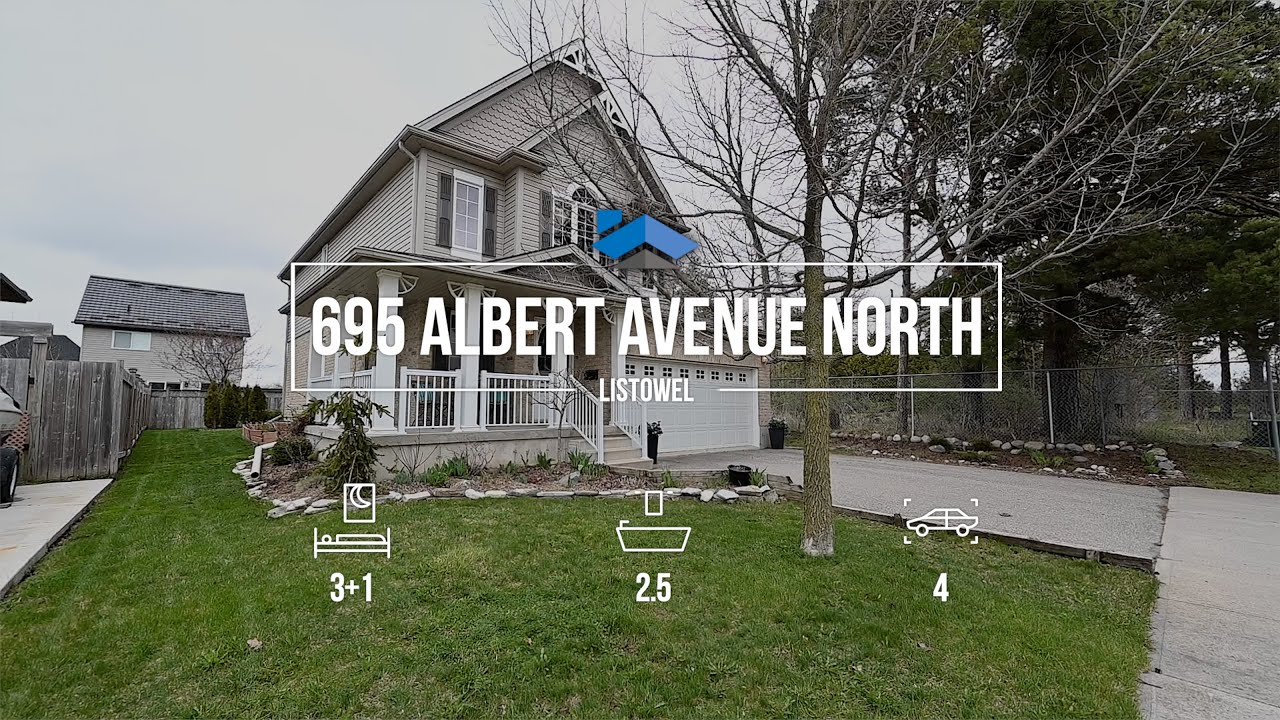 695 Albert Avenue North, Listowel. Overview with Aerial highlights Branded