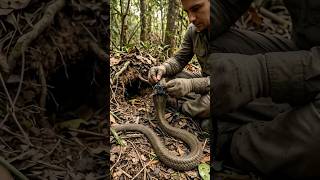 Camera on King Cobra! 🐍 Exploring a Secret Underground Tunnel | Real POV