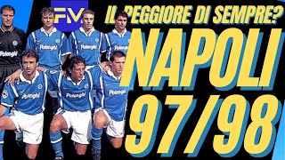 Il NAPOLI 1997/98: il peggiore di sempre, RETROCESSIONE con 4 allenatori diversi