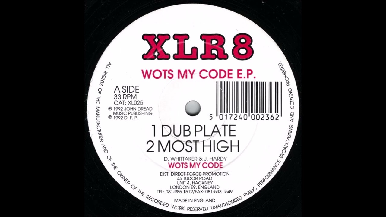 Wots My Code - Dub Plate (1992) - YouTube