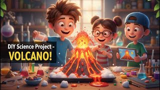 How to Make a Volcano! 🌋 Fun & Easy Science Experiment and DIY Project