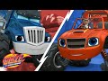 Blaze vs. Crusher's Robot Storm Clouds! | Blaze and the Monster Machines