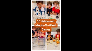 10 Halloween Minute-To-Win-It Games for Kids - Easy Halloween Party Games