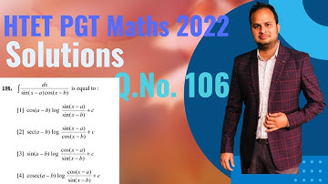 HTET PGT L3 MATHS Exam 2022 Solutions #htet #htet2022