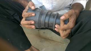 HDPE pipe joint by hand