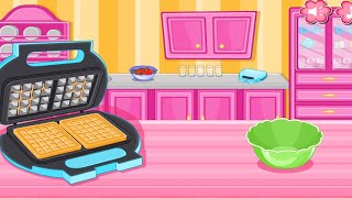 Jogando Strawberry Ice Cream Sandwiches - Jogos de Fazer Doces| Strawberry Ice Cream Sandwiches Game screenshot 5
