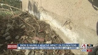 Snow melt could cause foundations big problems