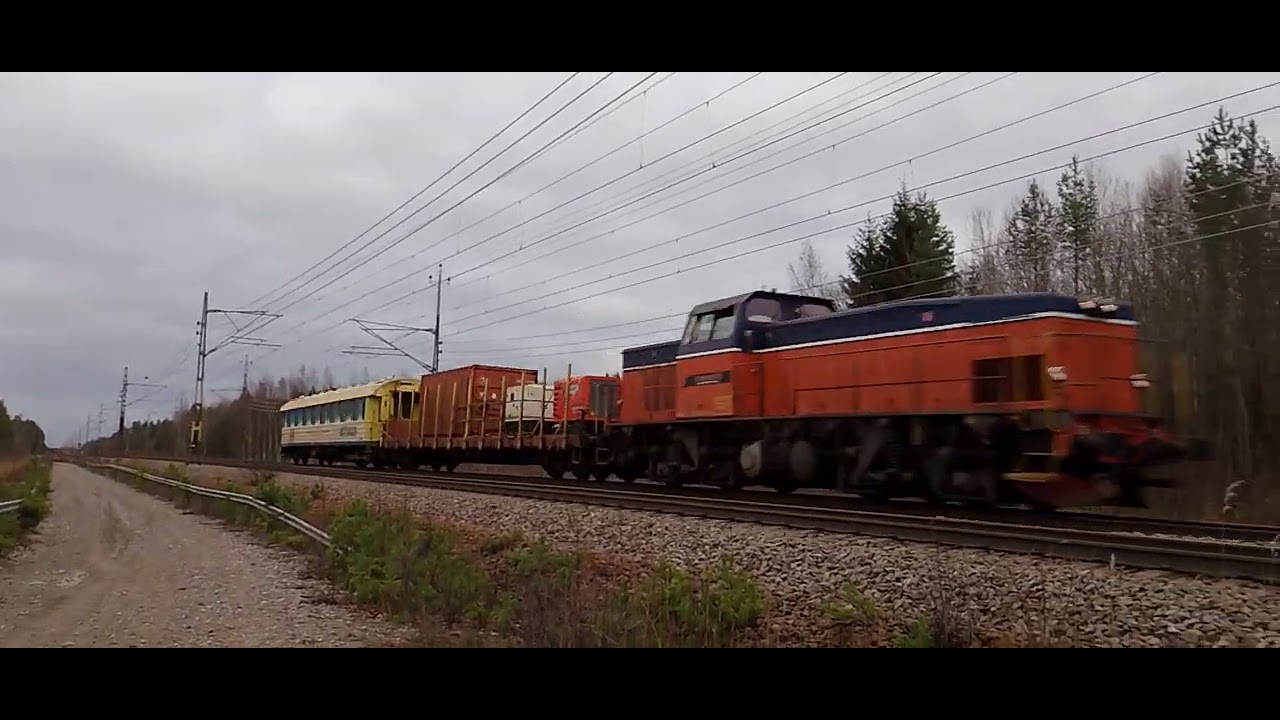 Grenland Rail T44 diesel arbetståg / mätvagn