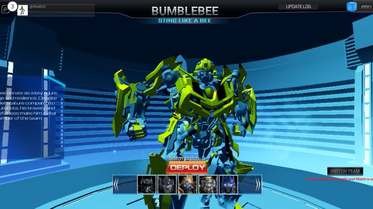 Transformers Crossfire - Playing as Bumblebee (Roblox) - YouTube