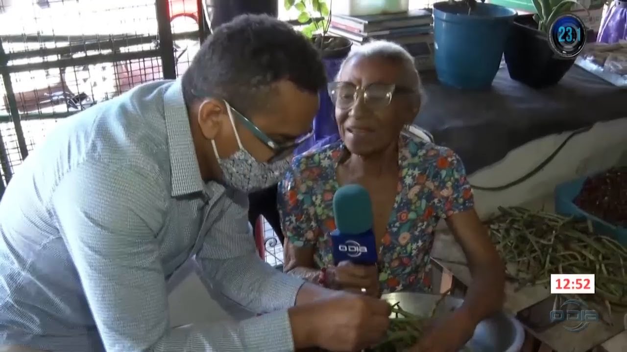 Walberte Dourado mostra a permissionária Dona Teresa no quadro Na Lata 23 10 2023
