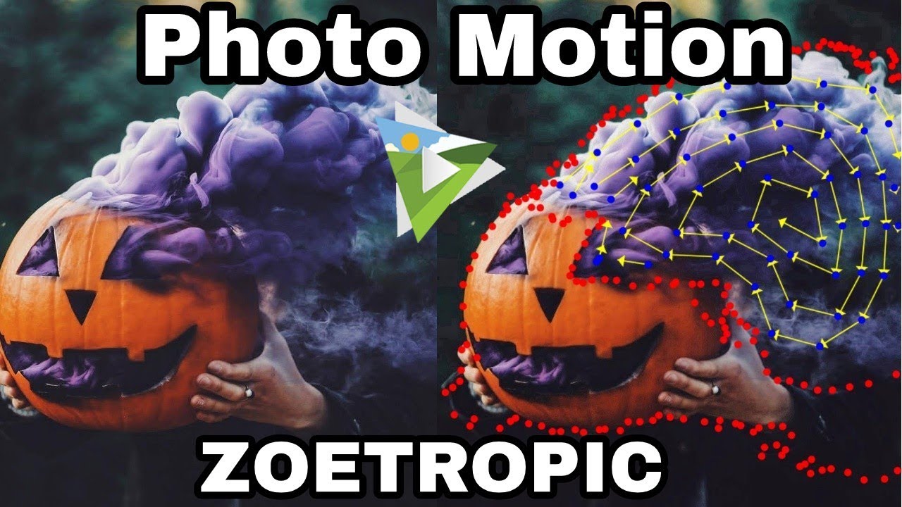 Photo motion tutorial Zoetropic app motion picture YouTube