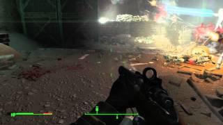 Fallout 4 The Institute, The Railroad, and The Brotherhood All Fighting Each Other In One Room.
