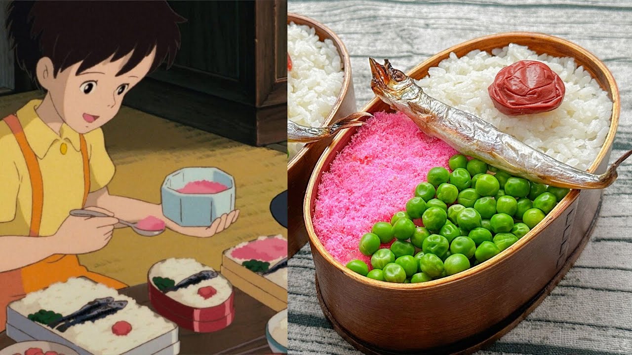 「となりのトトロ」で出てきたお弁当風のドッキリ弁当作ってみた