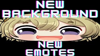 【NEW】BACKGROUND AND EMOTES AND I SHOW IT TO YOU POG【NIJISANJI EN | Luca Kaneshiro】
