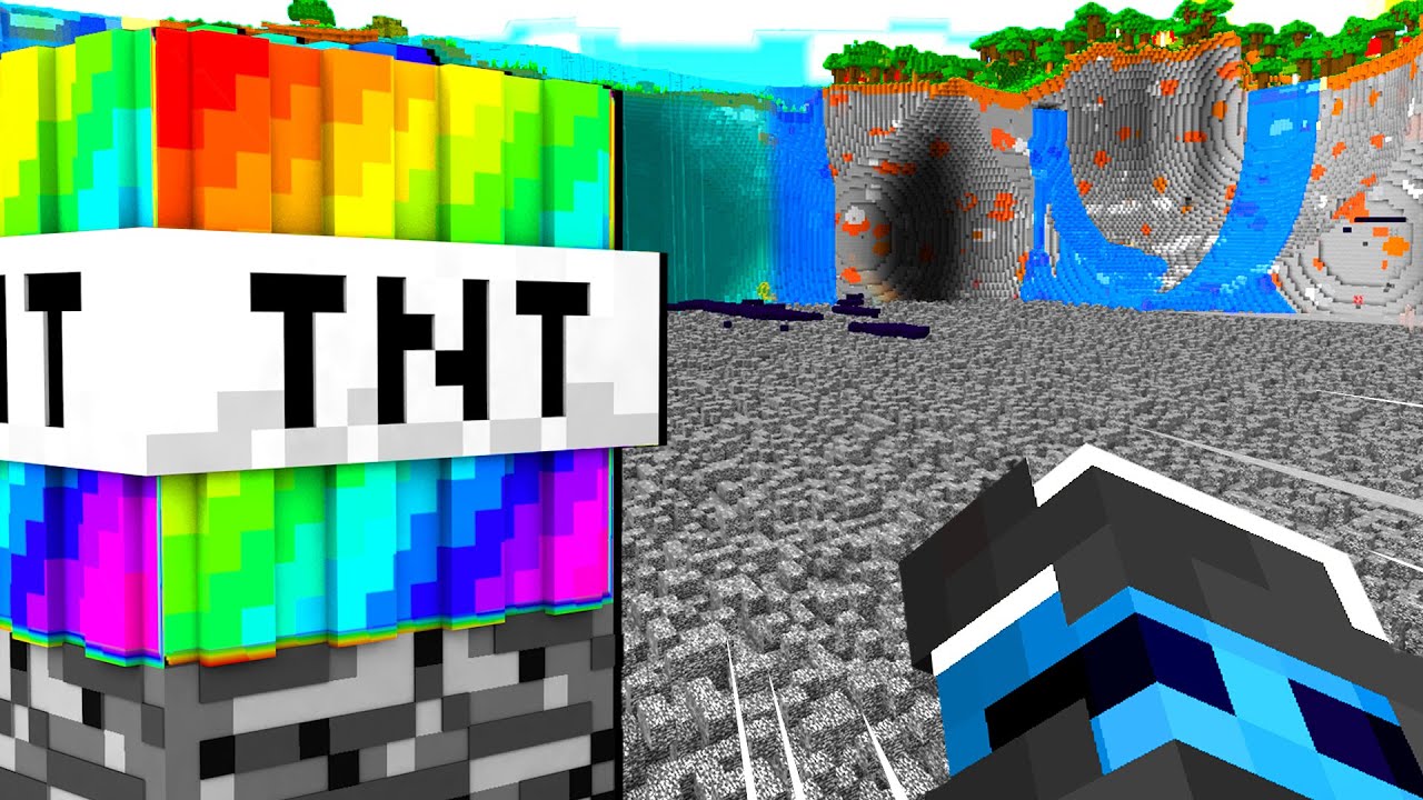 HO DISTRUTTO IL MONDO CON LA TNT PIÙ FORTE DI MINECRAFT - ITA - YouTube