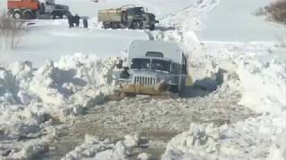 Russian extreme off road trucks Siberia URAL 6x6