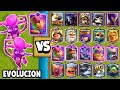 ARQUERAS EVOLUCIONADAS vs TODAS LAS CARTAS | 1 vs 1 | Clash Royale