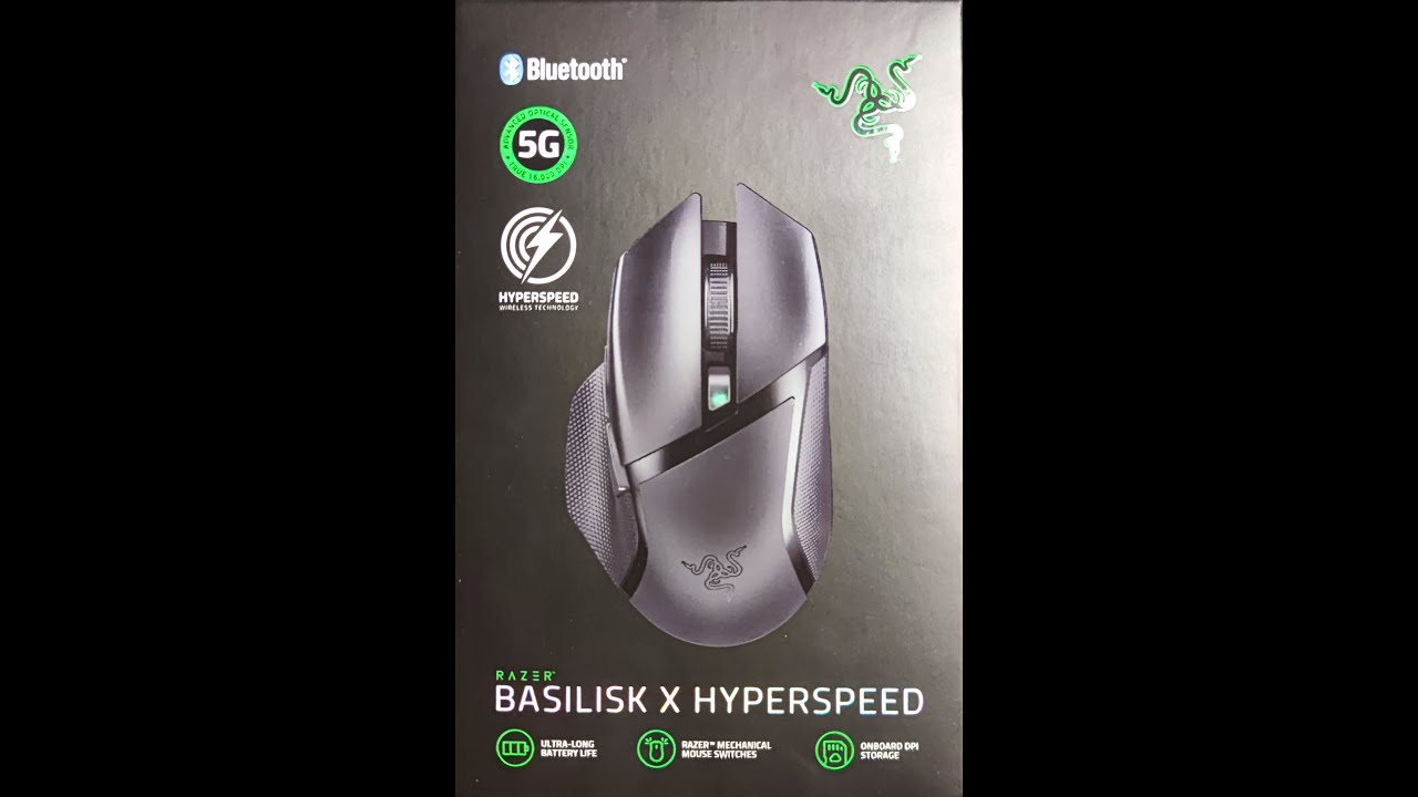 Unboxing Razer Basilisk X Hyperspeed - YouTube
