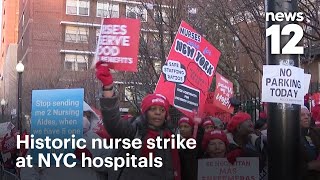 Thousands Of Nyc Nurses On Strike After No Contract Reached News 12