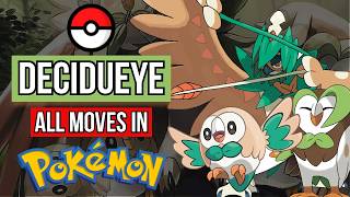 Decidueye / Dartrix / Rowlet - All moves in Pokémon Anime