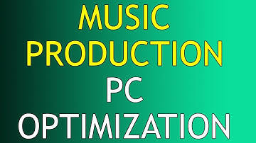 Optimize Windows PC for Music Recording & Mixing DAWs Production part 1/2