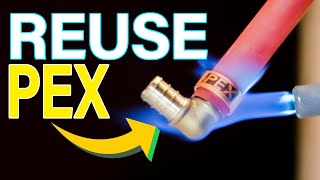 PEX Tube  How To Cut Off CRIMP RINGS Without Damaging Fittings  2022