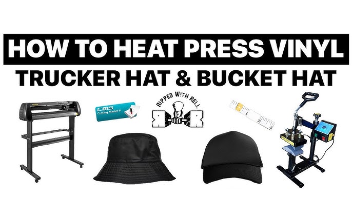 How to Heat Press Hats | Project Headware - YouTube | Flex Caps