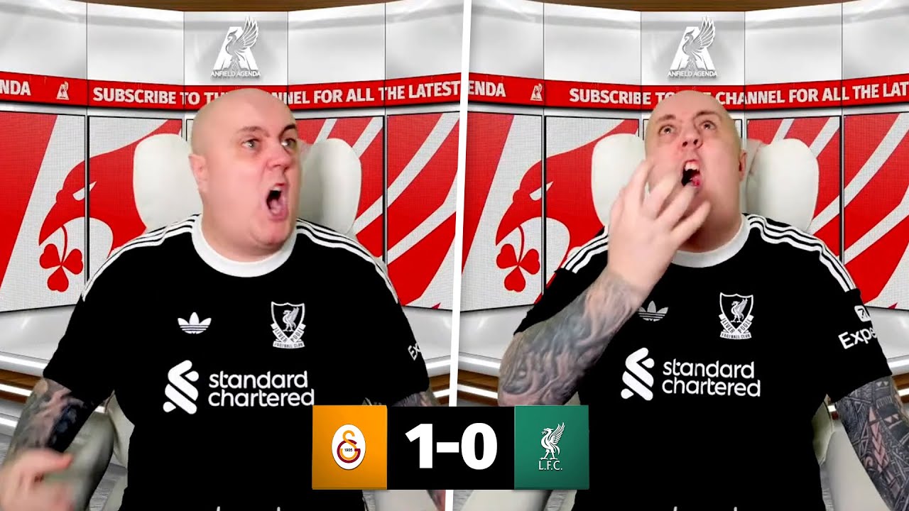 Крейг в ярости на матче «Галатасарай» — «Ливерпуль» (1:0)