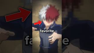 Who is Horikoshis's favorite character in My Hero Academia #mha